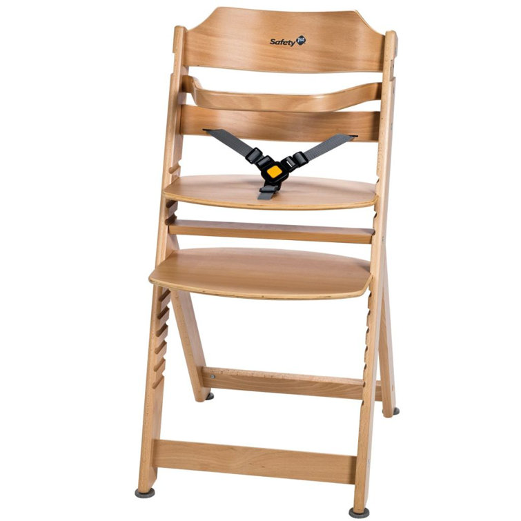 HoneyBee Nursery Safety 1st High Chair Timba Natural Wood Wayfair.co.uk